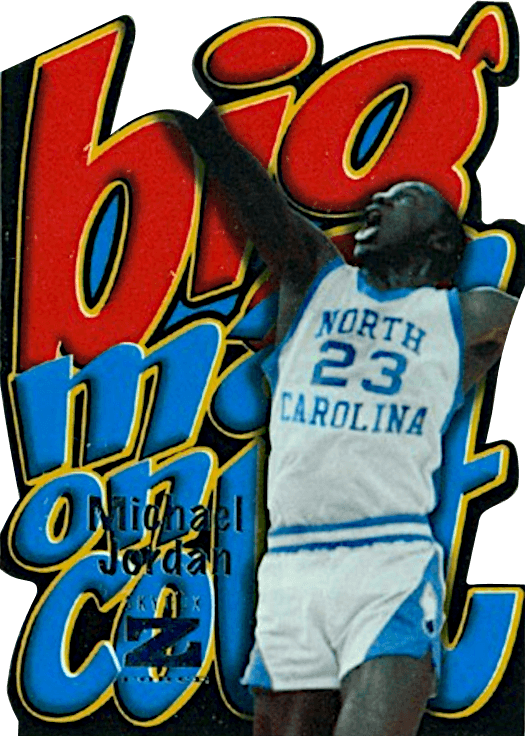 Michael Jordan 11-12 UD Fleer Retro Big Men on Court