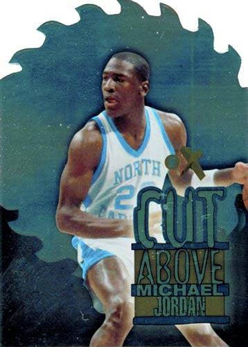 Michael Jordan 11-12 UD Fleer Retro Cut Above