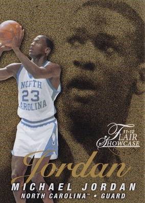 Michael Jordan 11-12 UD Fleer Retro Flair Showcase Row 0