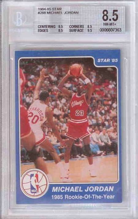 1984-85 Michael Jordan #288 Rookie if the Year BGS 8.5