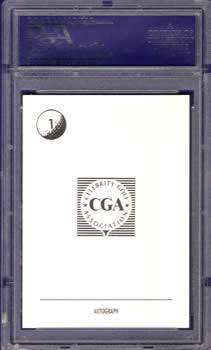 1991 Caesars Palace Lake Tahoe Heavy Hitters, Card #1 - back