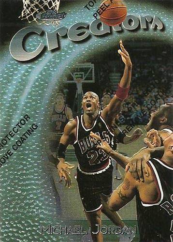 1997-98 Topps Finest Michael Jordan Creators Silver #287