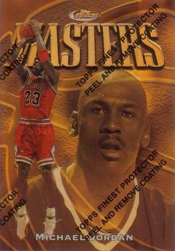1997-98 Topps Finest Michael Jordan Gold Masters Refractor