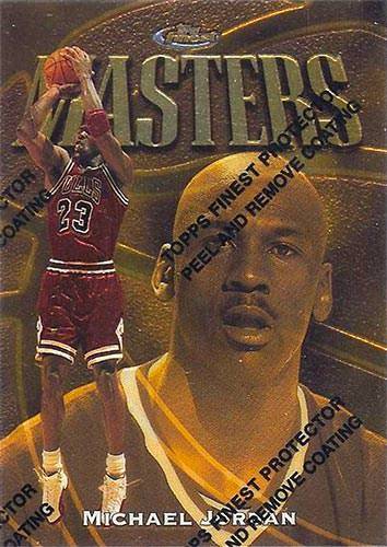 1997-98 Topps Finest Michael Jordan Gold Masters #154