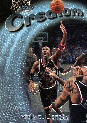 1997-98 Topps Finest Michael Jordan Silver Creators Embossed