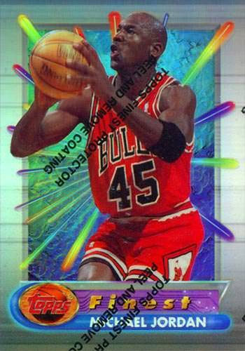 1994-95 Michael Jordan Topps Finest Refractor