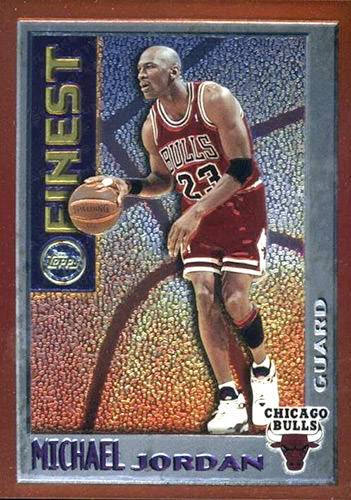 1995-96 Topps Finest Michael Jordan Mystery Base Insert
