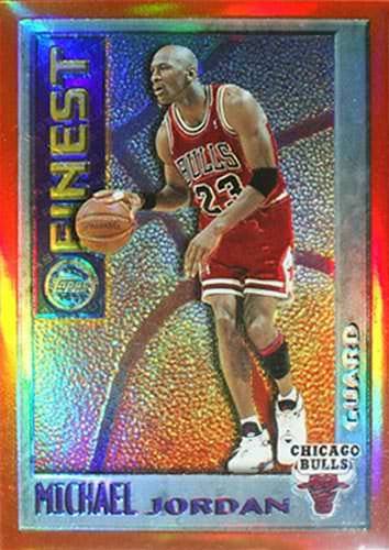 95-96 Michael Jordan Finest Test Refractor Bordered BGS