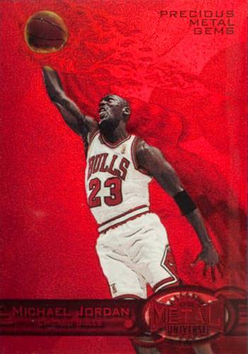 Michael Jordan 97-98 Precious Metal Gems Red