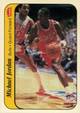 86-87 Fleer Michael Jordan Rookie Sticker trading card