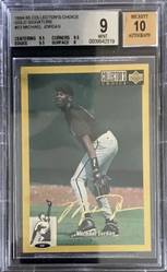 1994-95 Collector's Choice Michael Jordan Gold Signature - BGS 9 with 10 auto