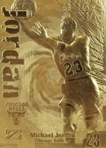 97-98 Skybox Z-Force Michael Jordan 23kt Gold