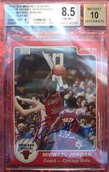 Autographed Michael Jordan XRC