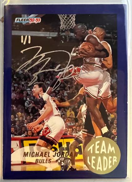 1/1 buy back auto Jordan Team Leader found