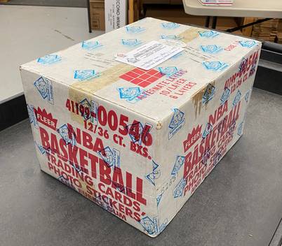 86-87 Fleer basketball - a conversation with BBCE owner Steve Hart