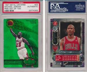 Michael Jordan PMG Green #1/10 surfaces