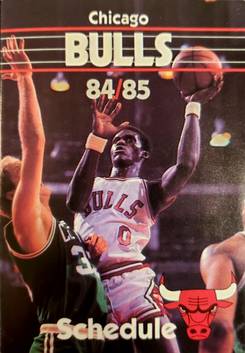 84-85 Bulls Pocket Schedule