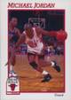 91 Michael Jordan Hoops Prototype trading card
