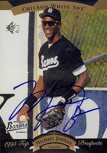95 SP Top Prospects Michael Jordan Auto