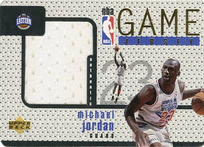Game Used Jersey Michael Jordan Cards